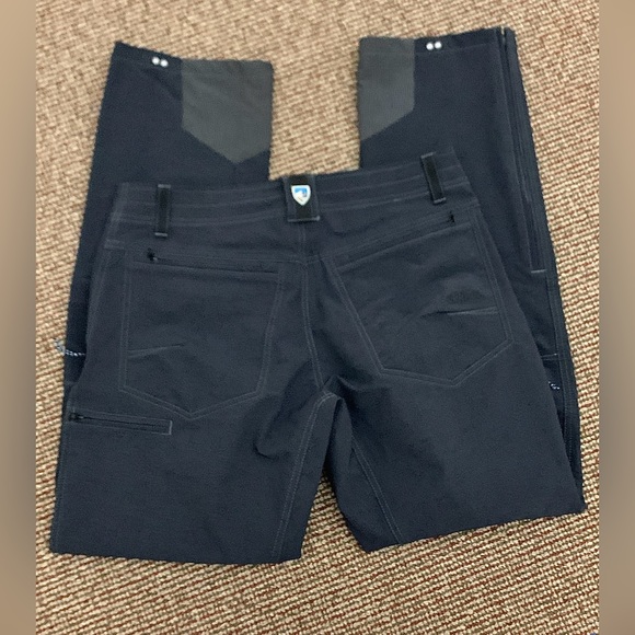 Men’s 32 x 32 Kuhl Klash Gotham Soft Shell Water Repellent Hybrid Tech Pants - Picture 4 of 11